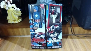 (2) Titan Hero Series Action Figures,Venom,Captain America,2016,new! - Picture 1 of 7