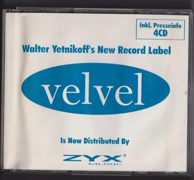 Promo- Label VELVEL  - mit  Joan Armatrading, Tom Scott  usw.  4er CD Box - Bild 1 von 4
