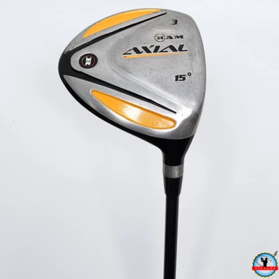 RAM Golf Axial 3-Wood 15º Uniflex Graphite Shaft RH 43" Good - Image 1 of 4