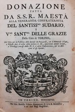 Donazione alla Confraternita del Santissimo Sudario del sito per lo Sp