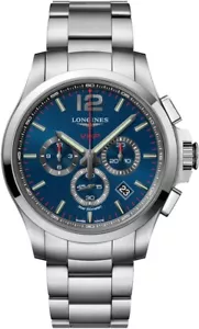 Longines Conquest V.H.P. Chronograph 44MM Herrenuhr L3.727.4.96.6 / L37274966 - Bild 1 von 1
