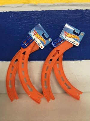 Hot Wheels HW Curve Tracks Paquete de 2 Con Conector Lote de 2 Juegos 4 Piezas en Total Nuevo Foto 1 de 4