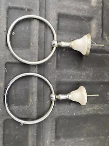 Pair of Vintage Bathroom Hand Towel Holders - Picture 1 of 1