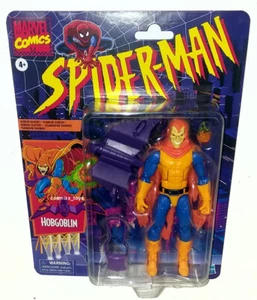 MARVEL SPIDER-MAN SERIES HOBGOBLIN CON BOMBA DI ZUCCA E ALIANTE FIGURA HASBRO - Foto 1 di 2
