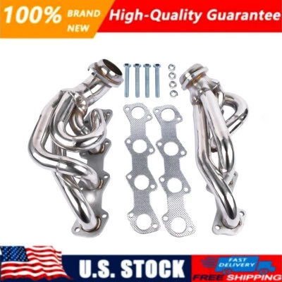 Colector corto de acero inoxidable para Ford F150 F250 Expedition 97-03 5,4 L Foto 1 de 4