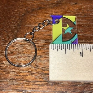 Elton John - Jersey Jack Pinball Promo Plastic Key Fob - NEW On 1” Keychain KF7 - Picture 1 of 6