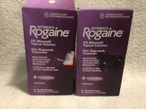 Lot of 2 Women’s Rogaine 2% Topical Solution 1 Month Supply, Exp 06/2027 New - Picture 1 of 4
