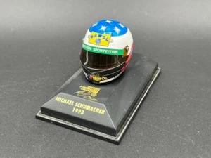 MINICHAMPS 1/8 MICHAEL SCHUMACHER 1993 DRIVERS HELMET F1 CASED MODEL FORMULA ONE - Picture 1 of 3