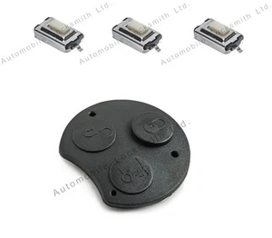 Repair kit for Smart Roadster Fortwo City Forfour 3 button remote key fob repair - Picture 1 of 1