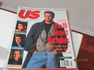 US Magazine , March, 1992 ,The 10 Sexiest Bachelors , Luke Perry - Picture 1 of 2