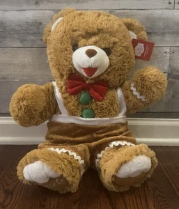 Navidad Copo de Nieve Pan de Jengibre Niño 2025 Oso de Peluche Tiempo de Vacaciones NUEVO - Imagen 1 de 3
