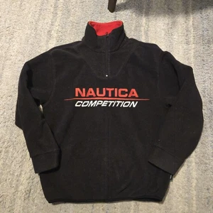 Vintage 90’s Nautica Competition Quarter Zipper Fleece Pullover Small - Picture 1 of 6