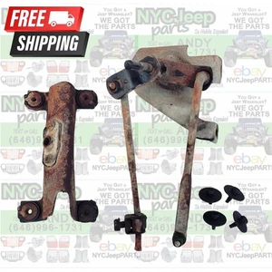 97-02 Jeep Wrangler TJ 4WD Transfer Case SHIFT Linkage Pivot Torque Bracket Rods - Picture 1 of 24