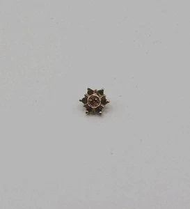 BVLA rose gold "Mini Toltec" internally threaded end with Citrine & Smoky Quartz - Picture 1 of 8