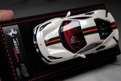 BBR 1:43 White Ferrari 488 Pista Limited Edition Resin Car Model Collection - Image 1 of 4