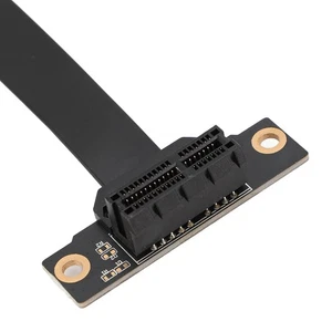 PCIe 3.0 X1 Riser Cable 8Gbps High Speed Dual 90 Degree Right Angle PCI Express - Picture 1 of 23