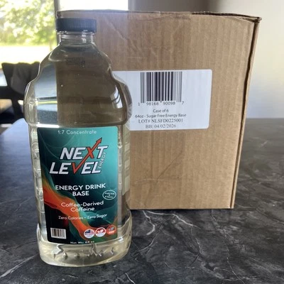 Bebida energética Next Level base 1:7 café derivado concentrado cuidado de 6 64 fl. oz. Foto 1 de 4