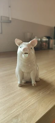 cochon porcelaine ancien vintage - Photo 1/4