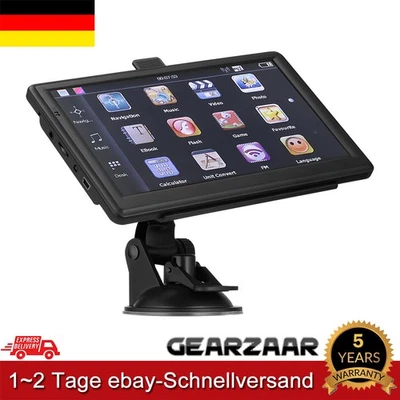 Navi Navigationsgerät EU Karten 8G+256MB GPS-Navigation Navigation 7 Zoll - Bild 1 von 4