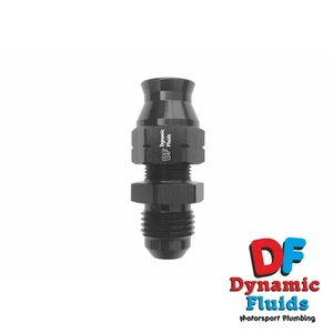 (AN6) -6 gerader Stecker 5/16 Zoll (8 mm) Hardline/Rohr Kompressionsbeschlag SCHWARZ - Bild 1 von 1