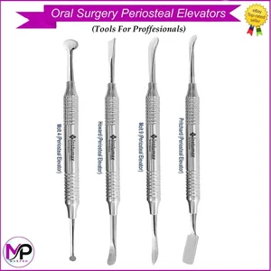 Oralchirurgie Periostaufzüge 4er Set Edelstahl Chirurgische Instrumente - Bild 1 von 6