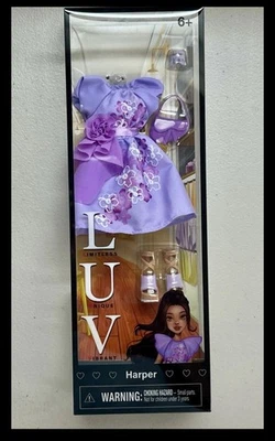 LUV Harper Limitless Уникальный Яркий Модный Пакет И Аксессуары Одежда для Кукол  - Изображение 1 из 2