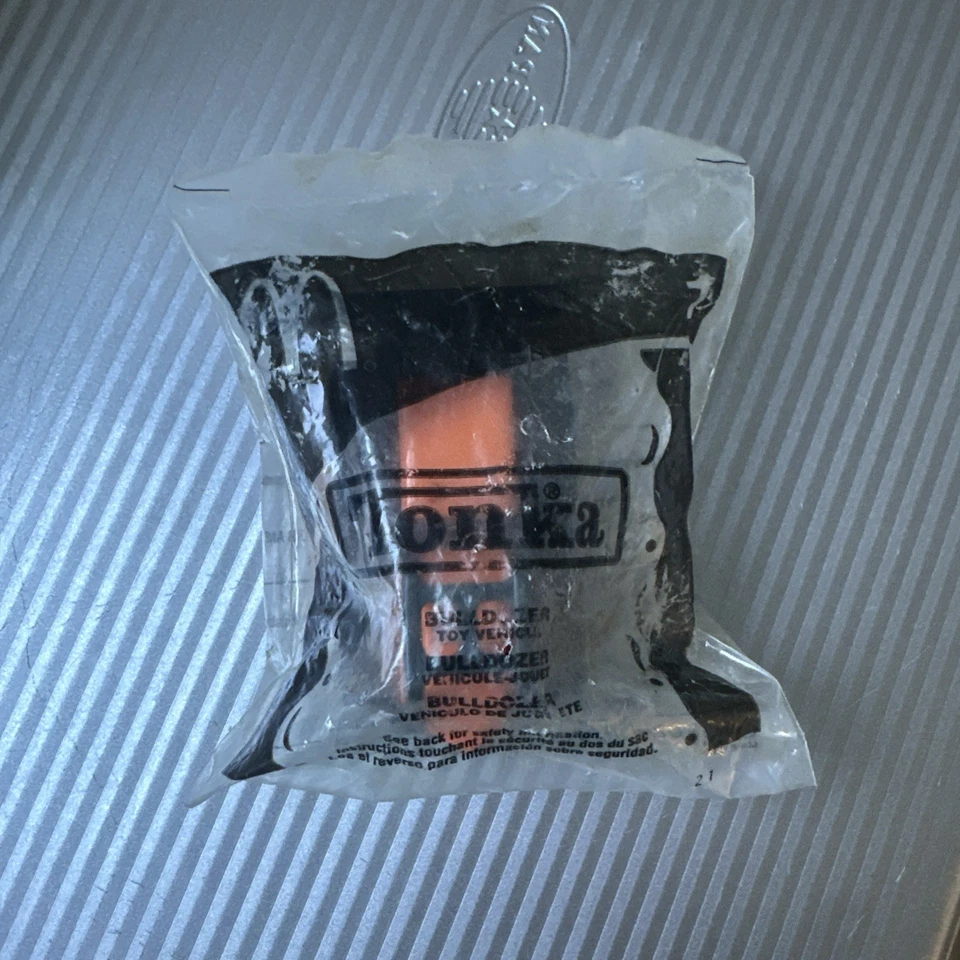 Vintage Hasbro McDonald's Tonka Diecast Bulldozer, 2003, Orange Sealed - Image 1 of 4