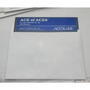 Accolade Ace of Aces Atari 400/800 XL XE 5,25" Diskette 1987 - Bild 1 von 1