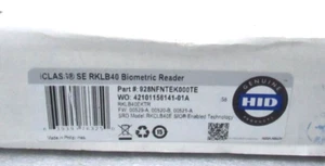 HID iCLASS SE RKLB40 Biometric Reader 928NFNTEK000TE [CTSL] - Picture 1 of 6