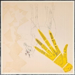 JOAN PONC The Master Man Diabolica #3 SURREAL 1971 HAND SIGNED LITHOGRAPH art - Picture 1 of 7