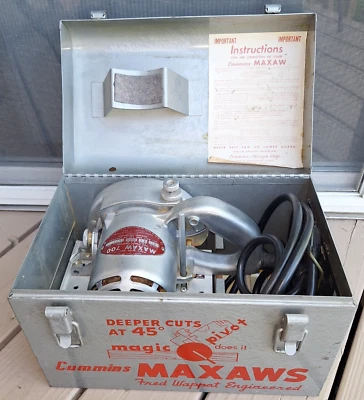 Maxaw 6" Circular Saw 700  w Original Box, Wrench, Guide, Blades & Instructions  - Image 1 of 4