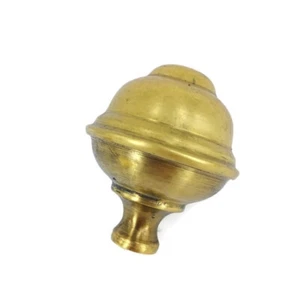 hollow Brass BED KNOB 3" vintage style COT hollow heavy polished 7 cm BALL B3 - Bild 1 von 8