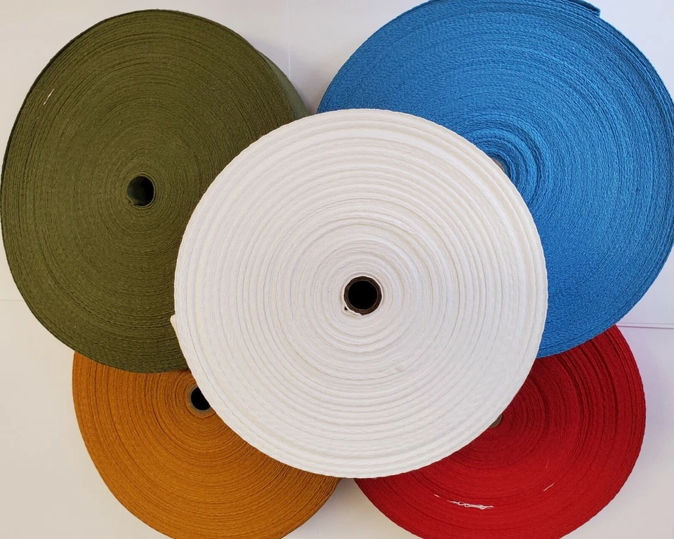 1 1/4 Inch wide CHOOSE A COLOR Cotton Rug Binding Tape for Rug Hooking 72 Yards - Image 1 of 1