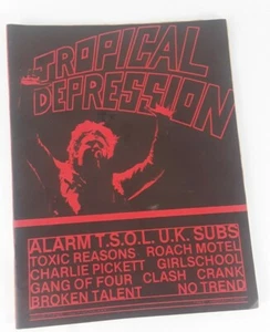 Tropical Depression Fanzine Issue 3 Florida Punk Zine Hardcore HC 1984 - Picture 1 of 9