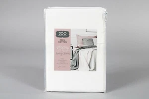 Verona Collection Luxury Linens Two 20"x30" Standard Jumbo Pillowcase White New - Picture 1 of 4