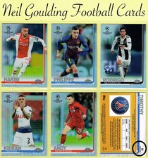 Topps Champions League CHROME 2018-2019 ☆ REFRACTOR CARDS ☆ #1 to 100