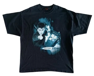 Camiseta Promocional De Colección Y2K 2004 Doctor Who David Tennant Ciencia Ficción Talla Grande XL - Imagen 1 de 8