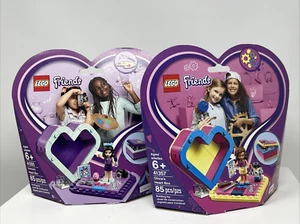 2 LEGO Friends Emmas Andreas Schmuckkästchen in Herzform 41354 41355 Minidolls - Bild 1 von 8