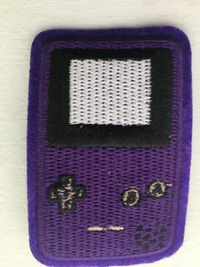 Iron-on / Sew-on Patch - Nintendo Game Boy Color - Grape Purple 6.9 x 4.5cm - Picture 1 of 1