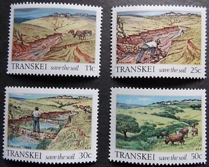 Estampillas MNH de conservación del suelo 1985 de Trannskei (Sudáfrica) - Imagen 1 de 1