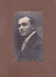 ANGELO MASINI-PIERALLI opera bass signed photo, 1912 - Picture 1 of 1