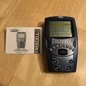 2000 Radica Freecell Solitaire Electronic Handheld Game Model 73015 instructions - Picture 1 of 10
