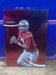 2023 Panini Prestige - Rookies Xtra Points Red #314 C.J. Stroud /499 (RC) - Picture 1 of 2