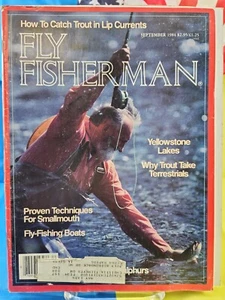 Fly Fisherman Magazine September 1984 How To Catch Trout In Lip Currents FREE SH - Picture 1 of 3