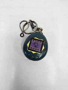 Vintage 1997 Tamagotchi McDonalds Happy Meal Toy Blue Keychain Ring - Picture 1 of 2