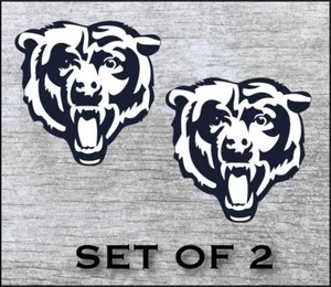 Chicago Bears Sticker Decal Vinyl SET OF 2 Cornhole Truck Car - Picture 1 of 1
