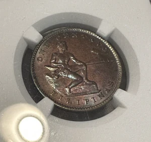 1928 M PHILIPPINES 1 CENTAVO NGC MS64 BN NICE TONING - COMBINED SHIPPING S695 - Picture 1 of 14