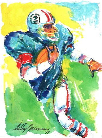 USPS STAMPED POSTCARD SUPER BOWL XXII DENVER vs. WASHINGTON ARTIST SIGNED 1988 Cover