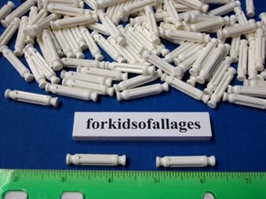 100 KNEX WHITE RODS 1 5/16" Long Pieces Bulk Standard Replacement Parts Lot - Picture 1 of 1