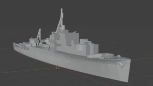 1:700 Hr.Ms. Johan Maurits van Nassau - River Class Frigate - Bild 1 von 3